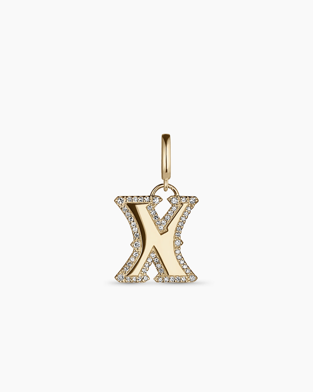 14K Diamond Era Alphabet Charm