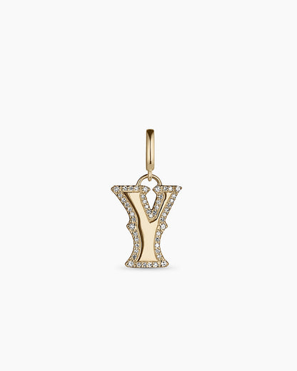 14K Diamond Era Alphabet Charm
