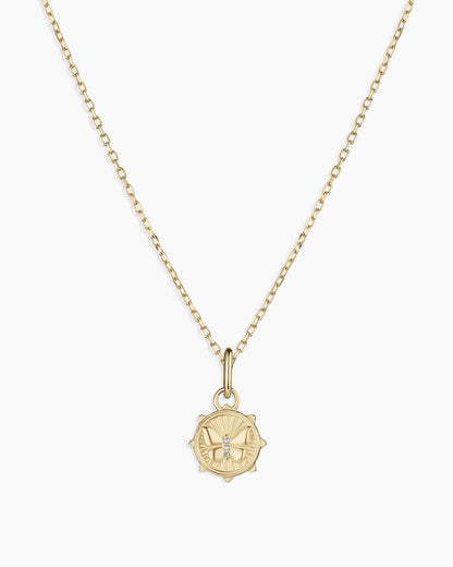 14K Diamond Butterfly Charm Necklace