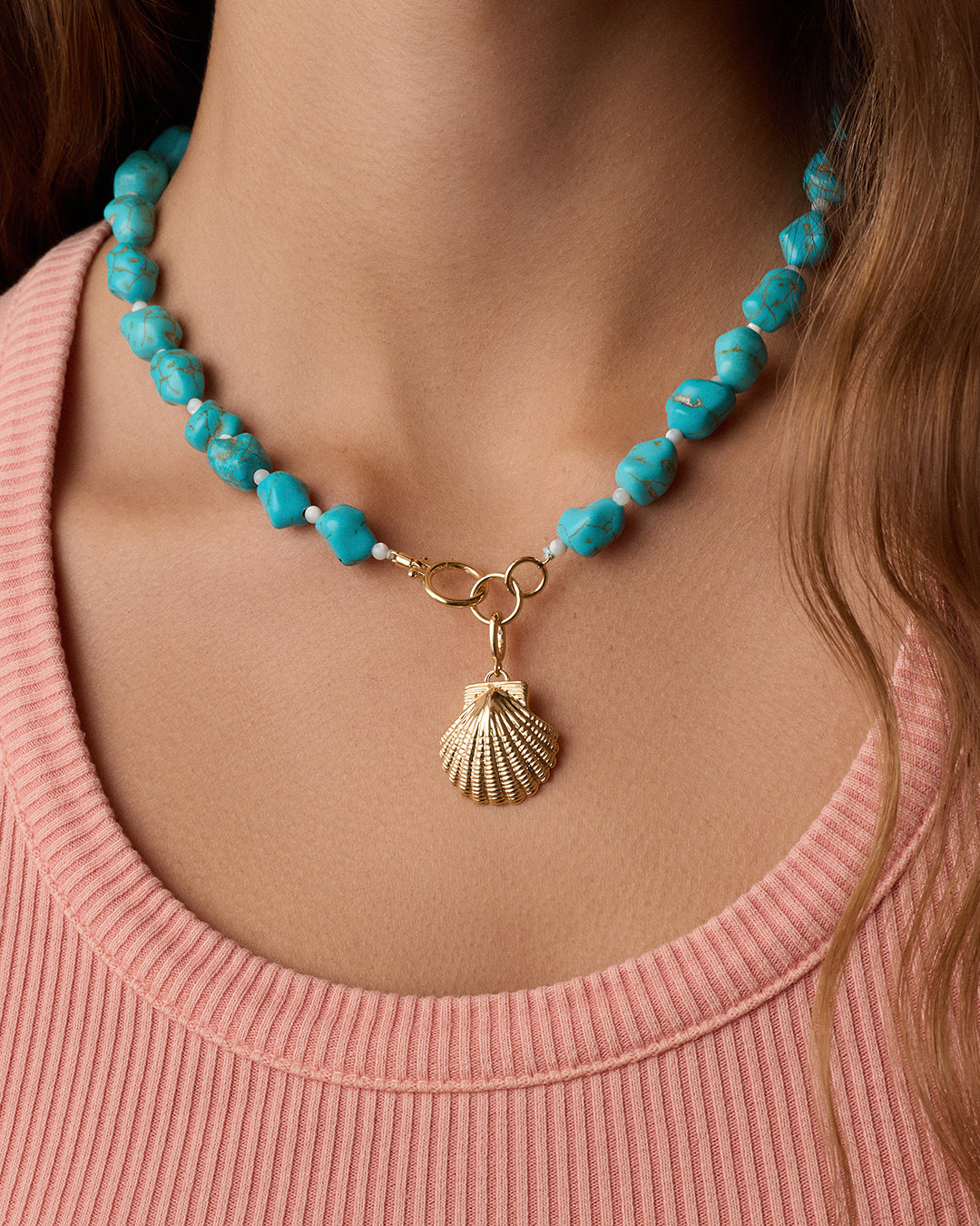 Scallop Parker Charm