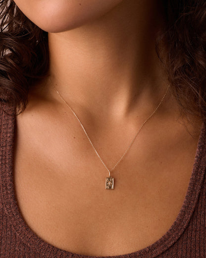 14K Diamond Ace Charm