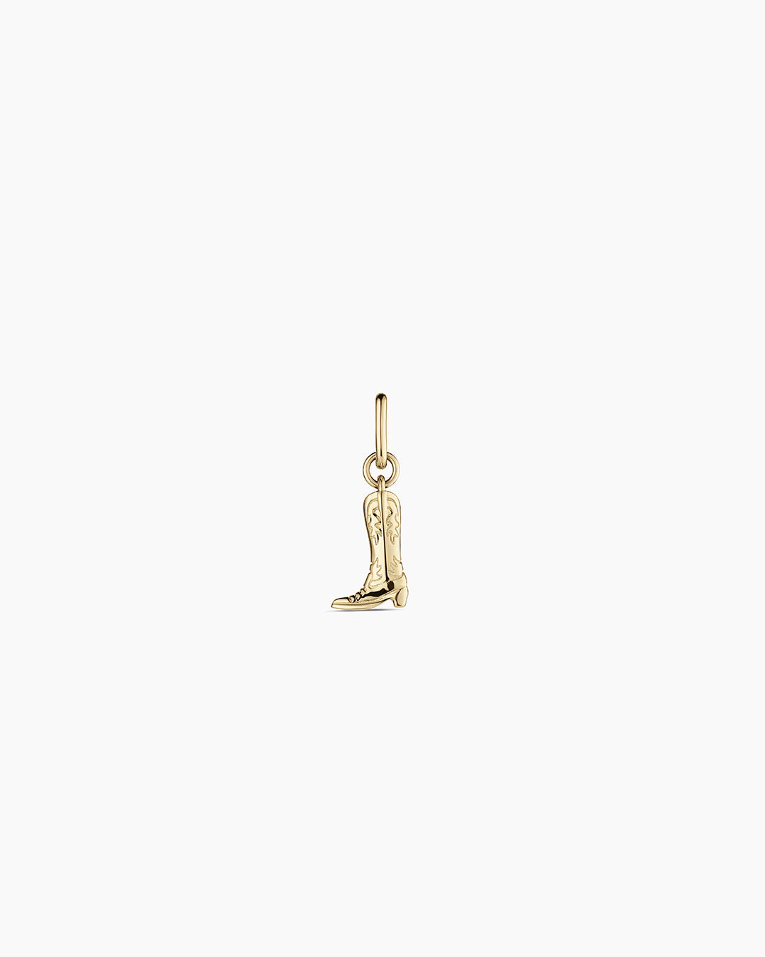 14K Gold Cowboy Boot Charm