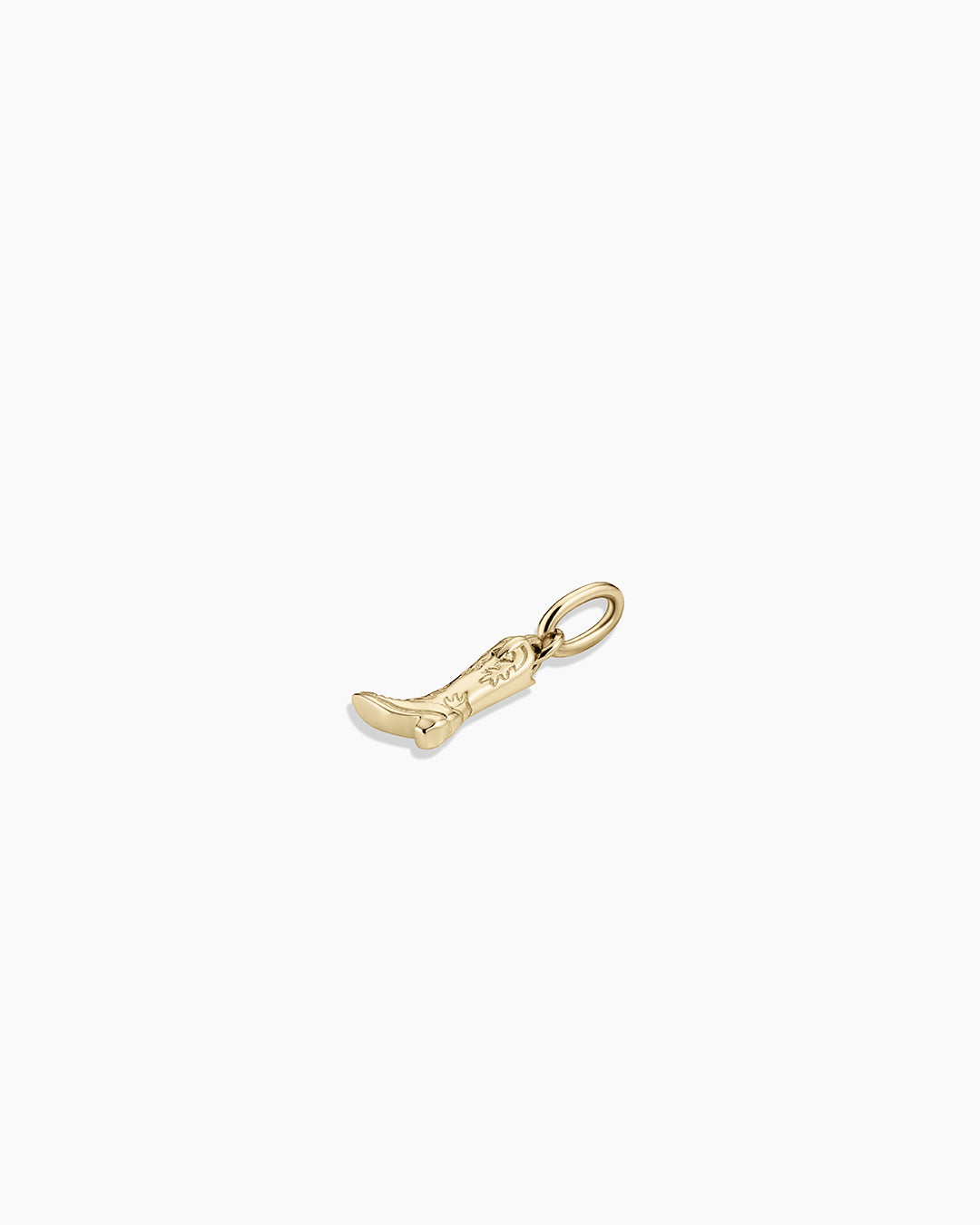 14K Gold Cowboy Boot Charm