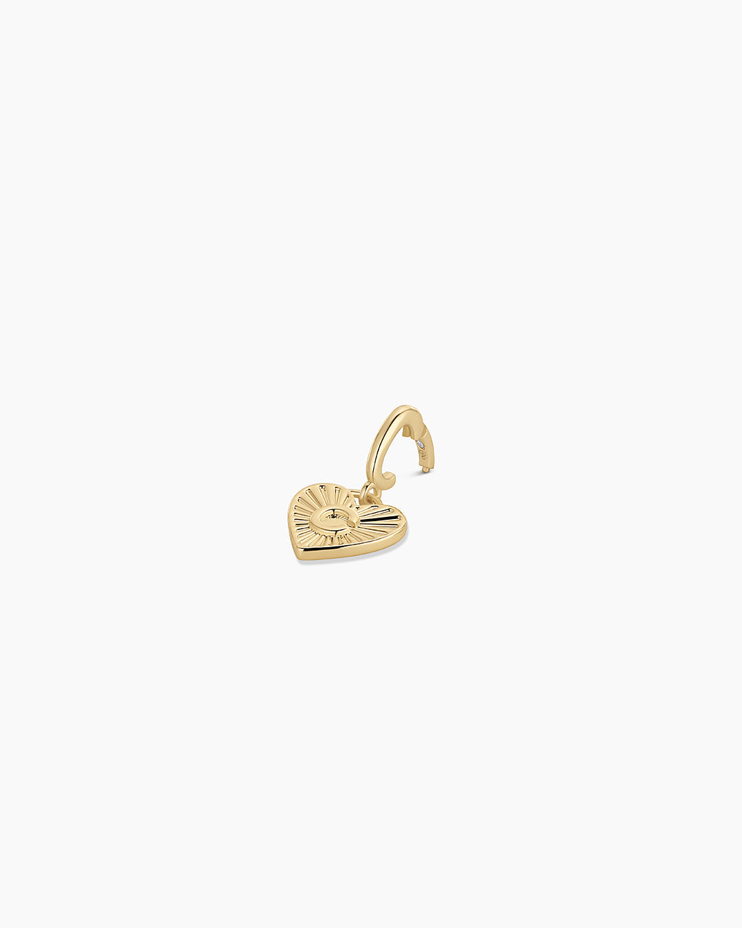 Vintage Heart Alphabet Parker Charm