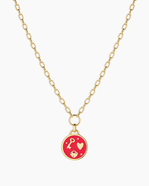 Love U Coin Necklace