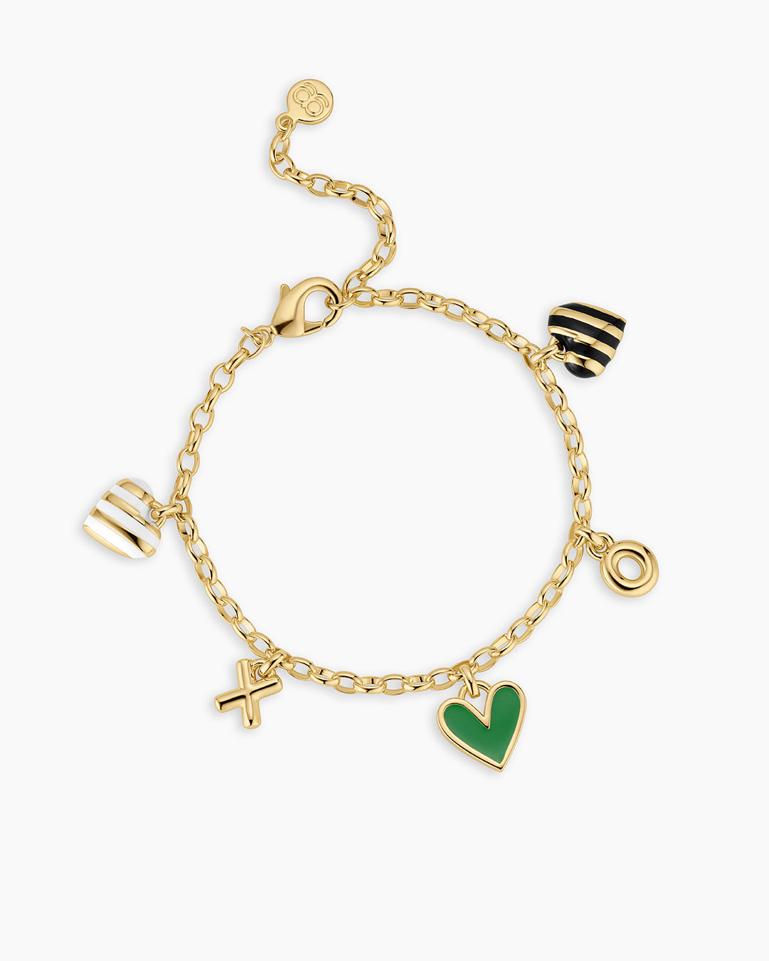 Campbell Heart Charm Bracelet