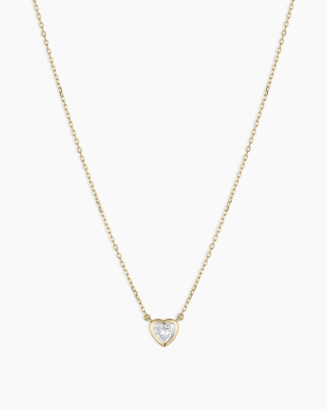 14K Lab Grown Diamond Heart Necklace
