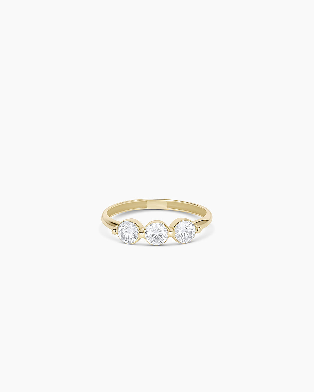 14K Lab Grown Diamond Trio Ring