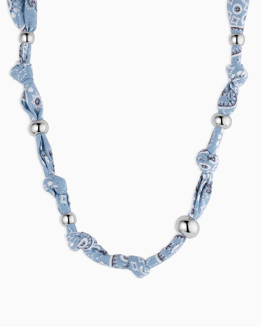 Paisley Bandana Knot Necklace