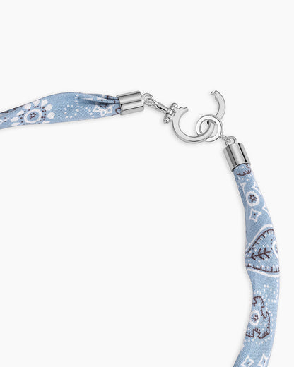 Paisley Bandana Knot Necklace