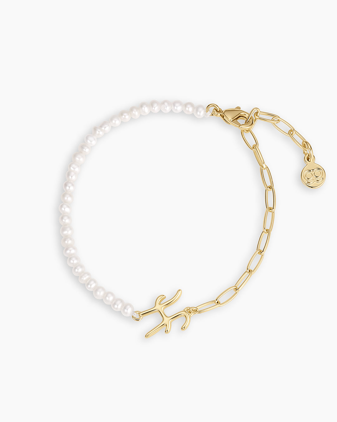 Lou Pearl Alphabet Bracelet