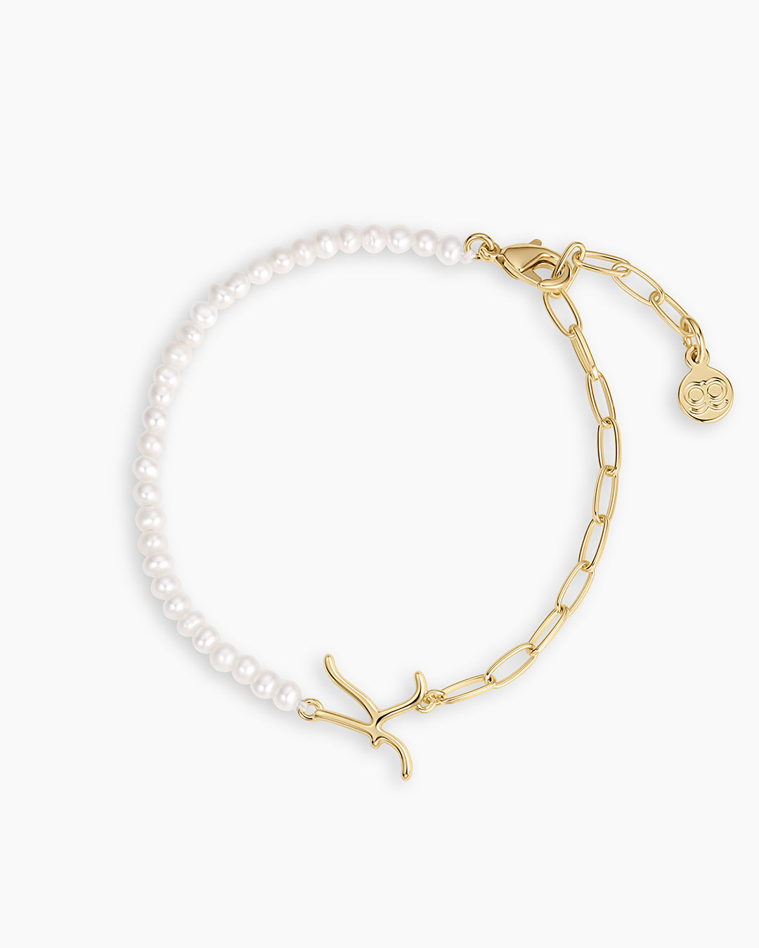 Lou Pearl Alphabet Bracelet