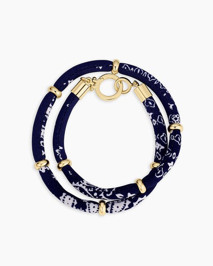 Paisley Bandana Wrap Bracelet
