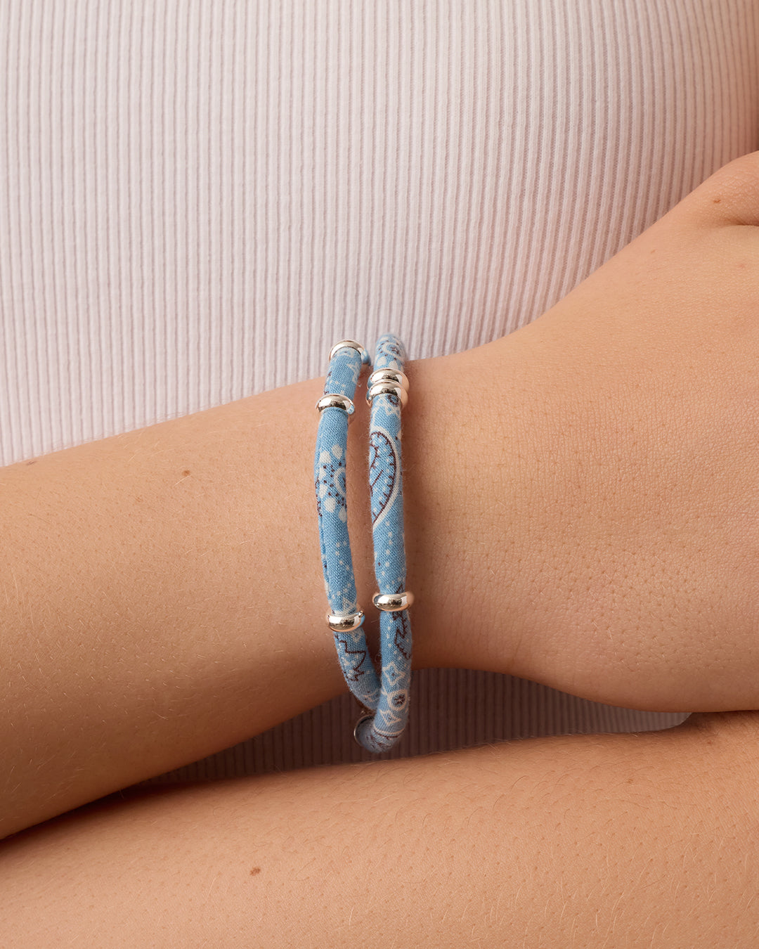 Paisley Bandana Wrap Bracelet
