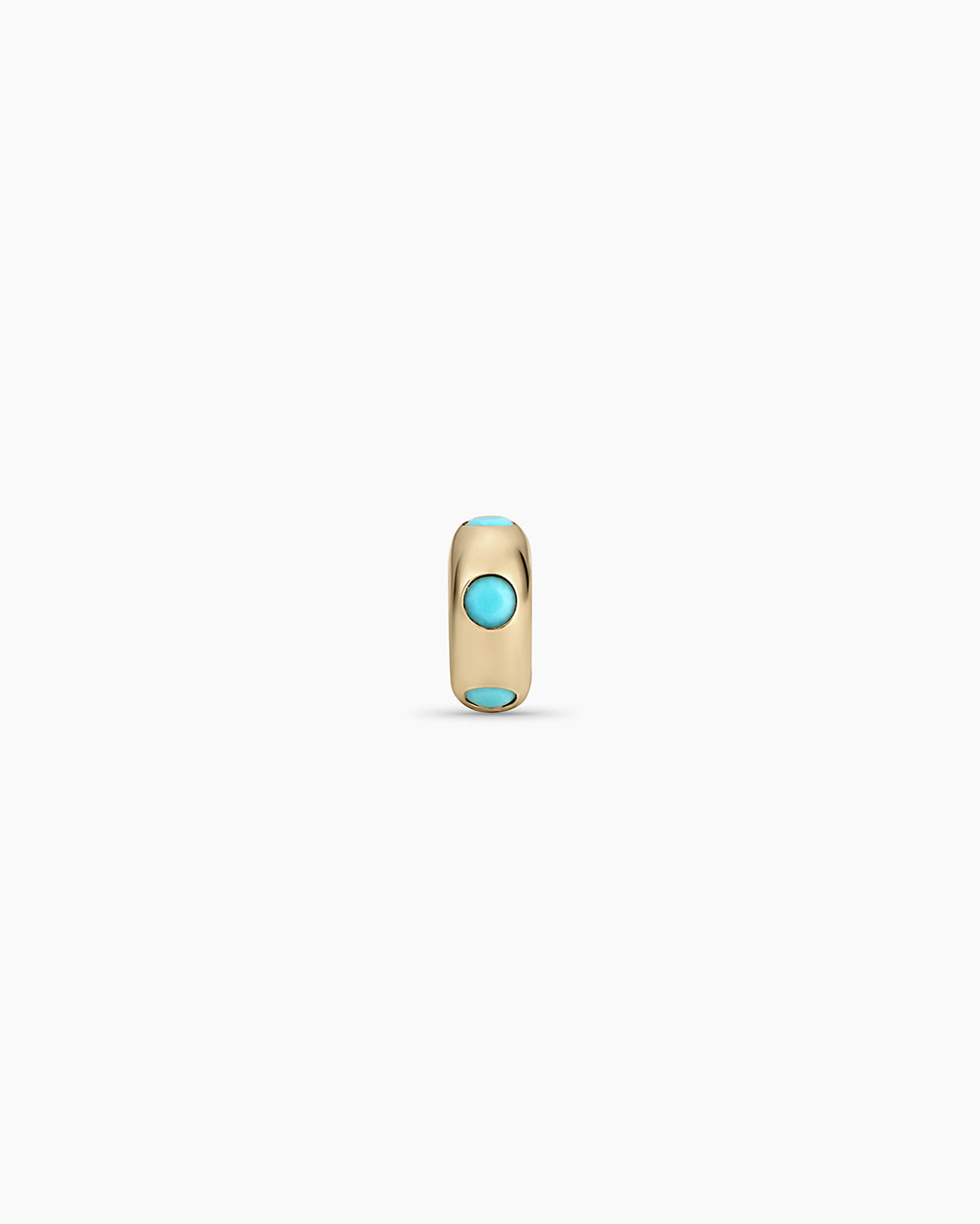 14K Gold Birthstone Halo Charm
