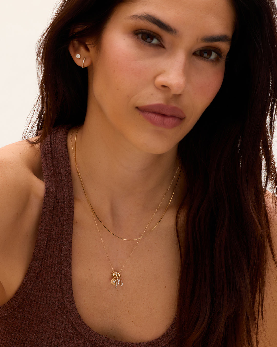 14K Gold Lou Halo Charm
