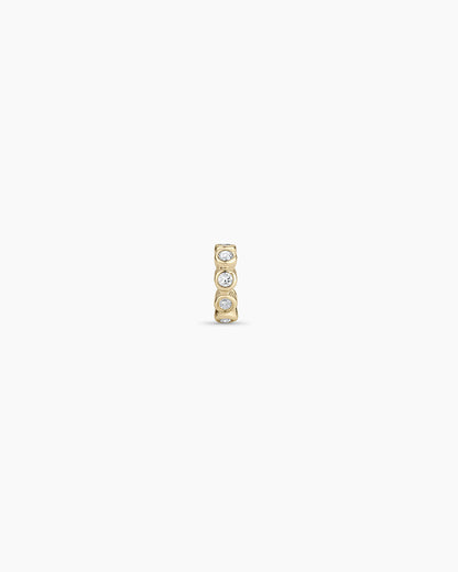 14K Classic Diamond Halo Charm