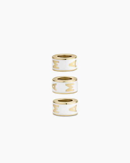 14K Gold Mama Halo Charm Necklace