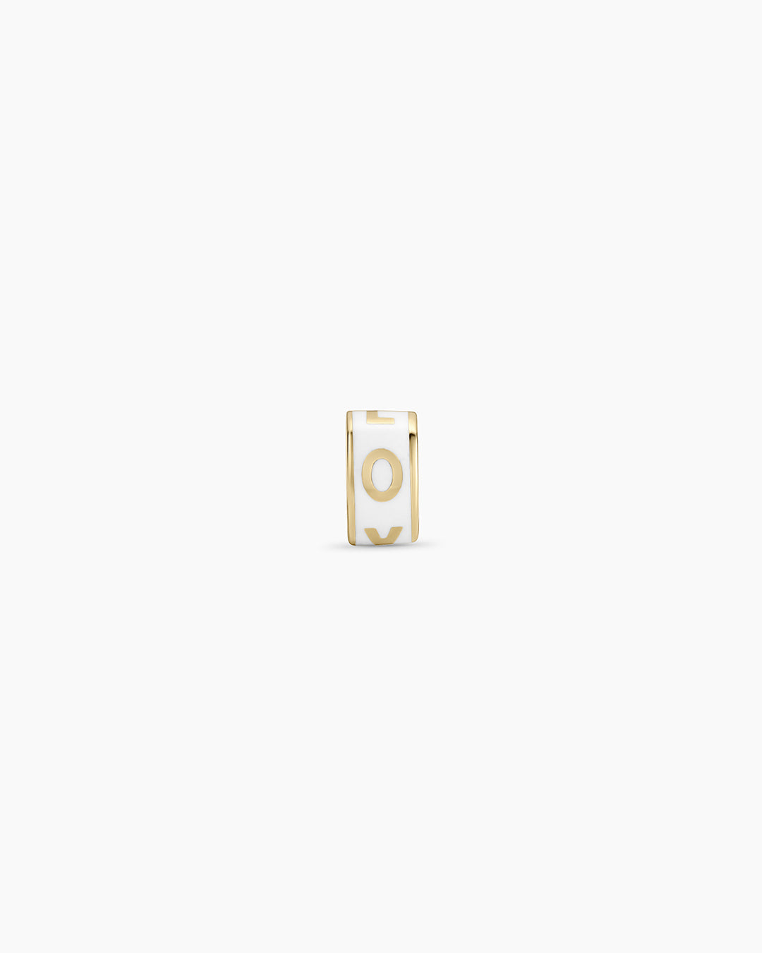 14K Gold Love Halo Charm