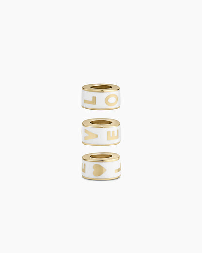 14K Gold Love Halo Charm