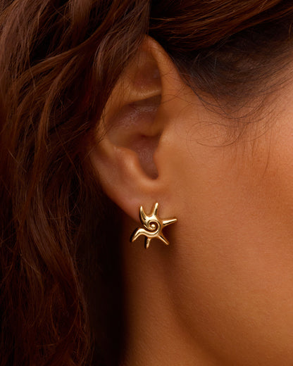 Sun Star Earrings