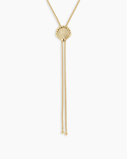 Scallop Bolo Necklace