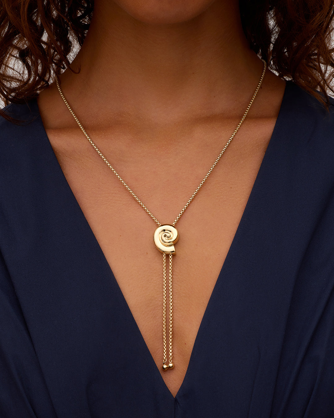 Nautilus Bolo Necklace
