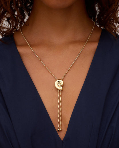 Nautilus Bolo Necklace