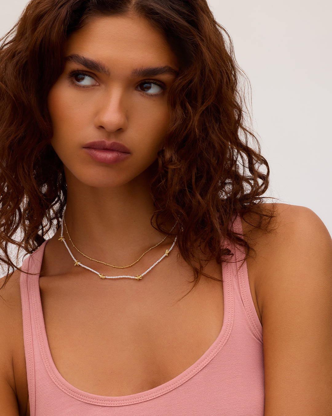 Starfish Pearl Necklace