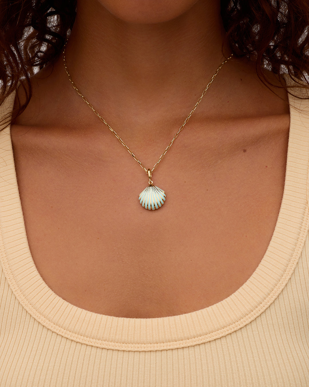 Scallop Stripe Parker Charm