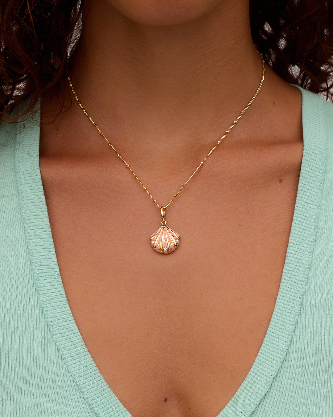 Scallop Shimmer Parker Charm