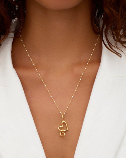 Interlocking Heart Parker Charm