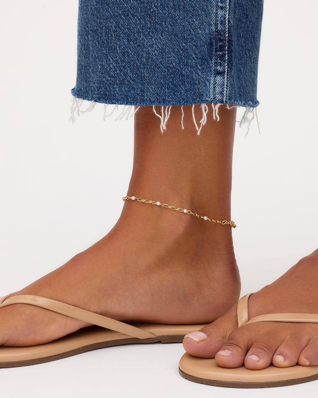 Finley Pearl Anklet