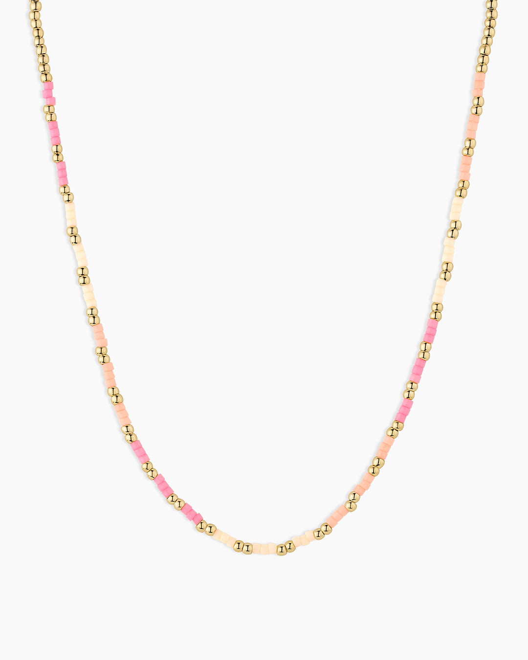 Scallop Padlock Sunset Necklace