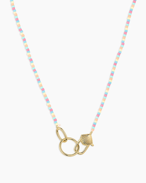 Scallop Padlock Beach Necklace