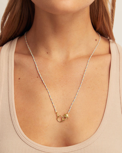 Scallop Padlock Beach Necklace
