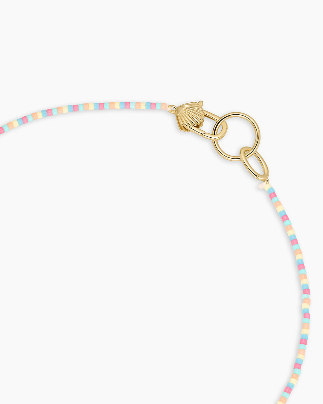 Scallop Padlock Beach Necklace