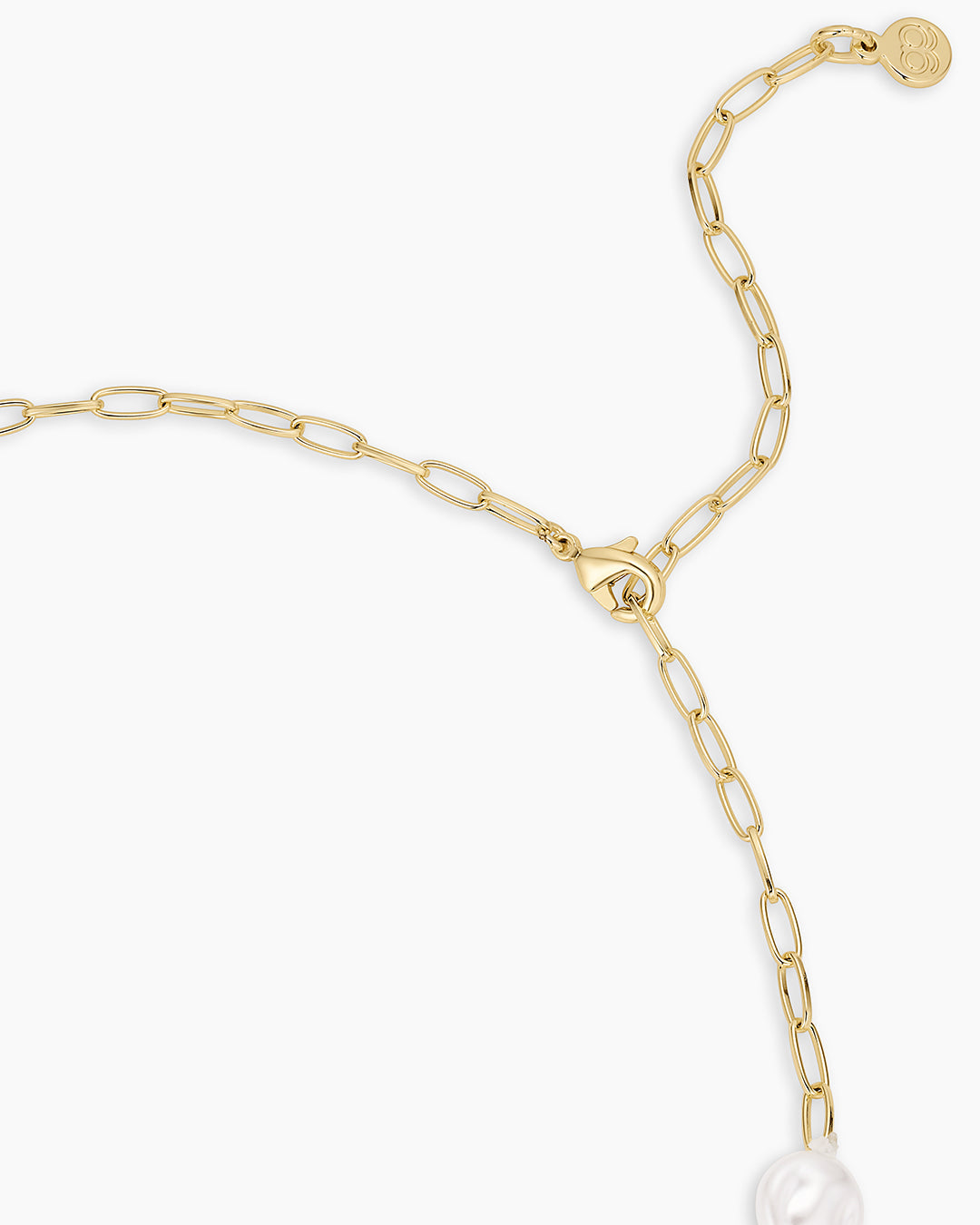 Reese Pearl Mini Charm Necklace