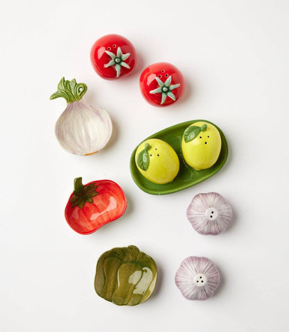Garden Vegetable Tidbit Dishes, Set Of 3