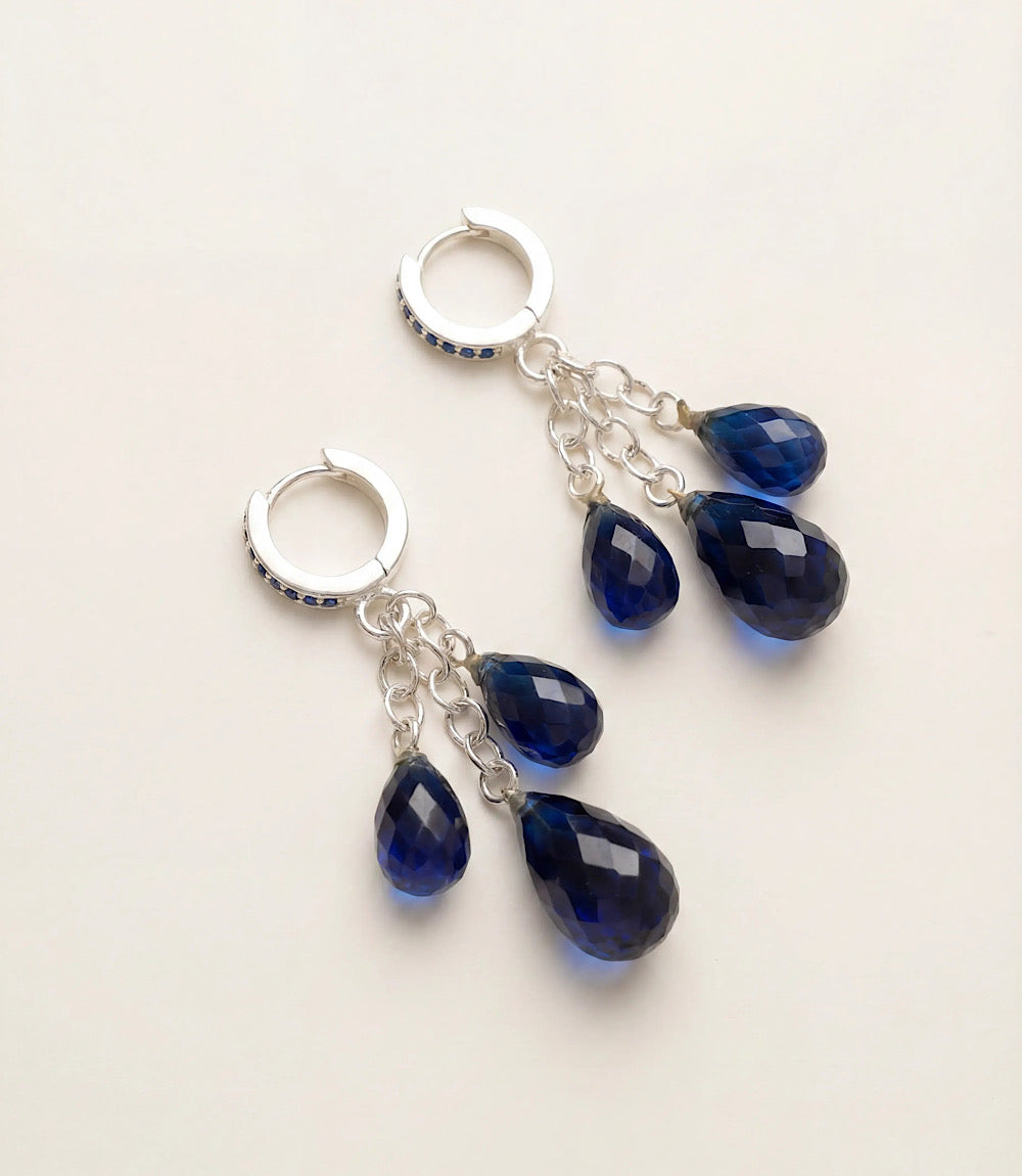 Dangling Huggie Earrings
