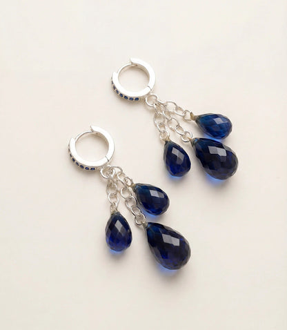 Dangling Huggie Earrings