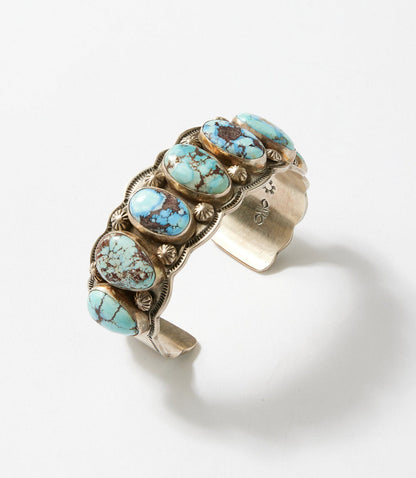 Golden Hill Turquoise Stone Cuff Bracelet