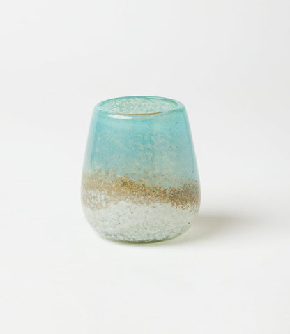 Coastal Mirage Stemless Wine Glasses, Set Of 2
