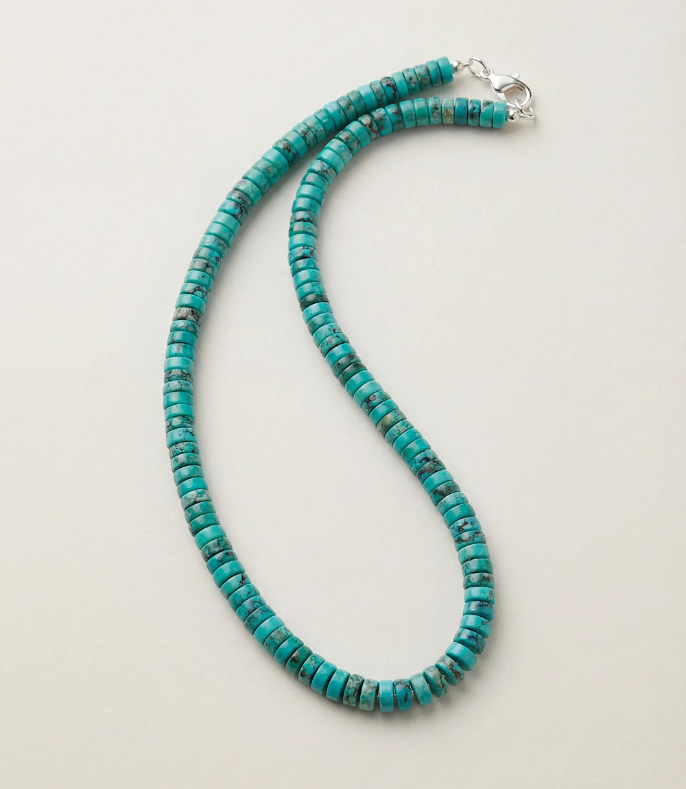 Beaded Prince Turquoise Stone Necklace