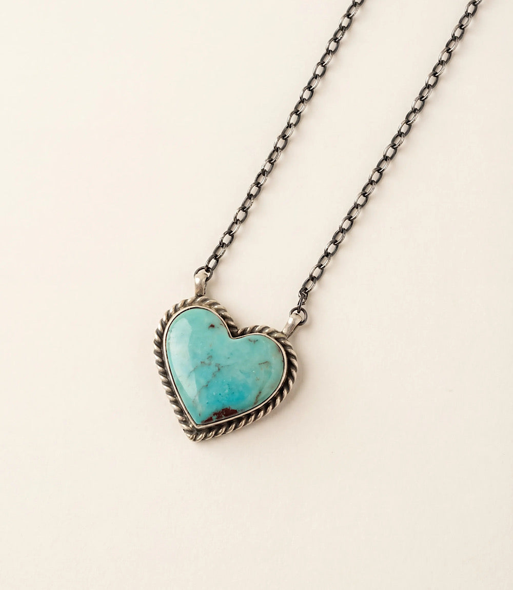 Turquoise Heart Necklace