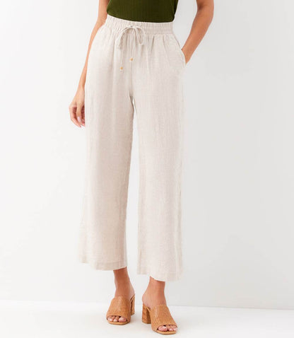 Drawstring Linen Pants