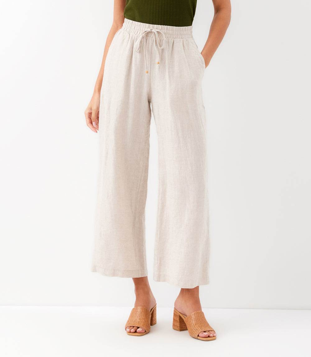 Drawstring Linen Pants