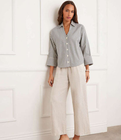 Drawstring Linen Pants
