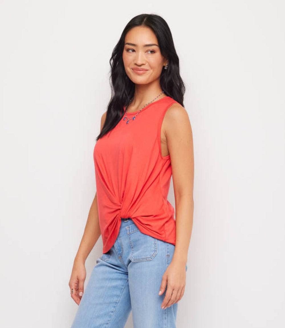 Sleeveless Pick-Up Top