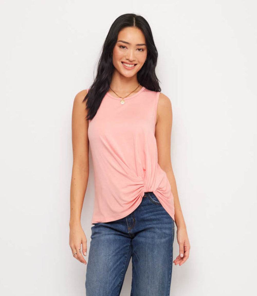 Sleeveless Pick-Up Top